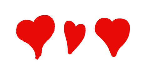 valentines signs set