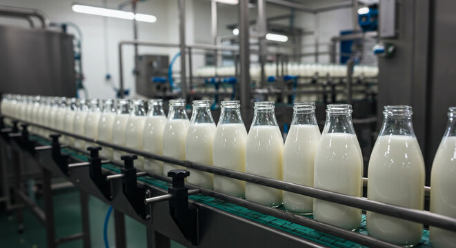 lait bouteilles.
