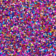 Festive Sparkle: An abstract explosion of vibrant confetti, a kaleidoscope of colors.