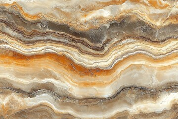 Fototapeta premium Abstract Beige Brown Gold Swirling Marble Texture