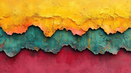 Obraz premium Peeling paint on a metal surface