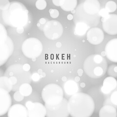 White bokeh background, abstract light circles, digital art, website design
