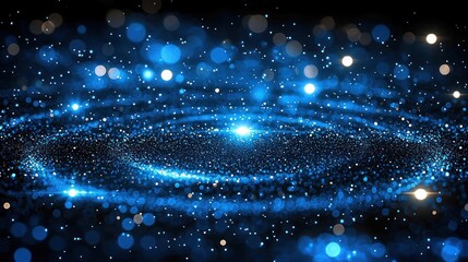 Obraz premium Abstract cosmic spiral galaxy background image