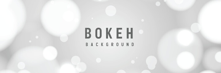 White bokeh background digital design