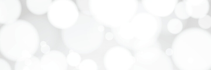 White bokeh background, soft light, blurred circles, website template
