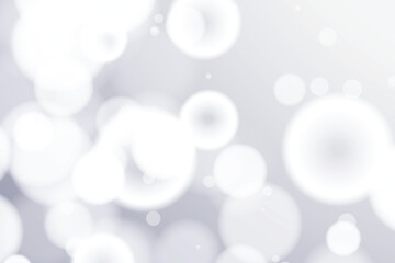 Obraz premium White bokeh lights, soft background, digital art, website design