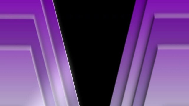 Purple multiple chevron broadcast style reveal transition from multiple directions with transparent alpha background [4K]