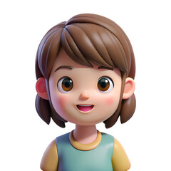 Cute girl cartoon picture 