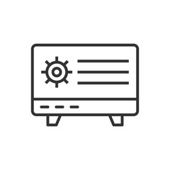 Television Setting Option Icon