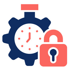 Fototapeta premium Time Save Icon