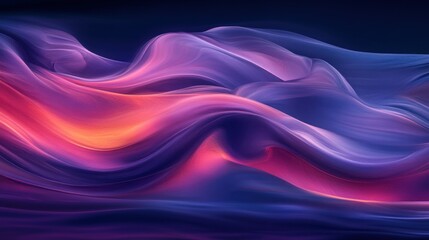 Obraz premium Abstract swirling vibrant colors, digital art