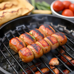 delicious grilled sausage