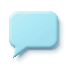 Fototapeta premium blue speech bubble