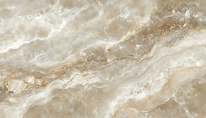 Beige and Brown Marble Texture with Swirling Patterns