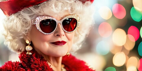 summer female mrs claus fashionista 