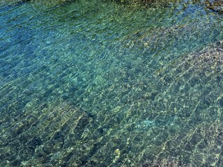 Natural sea water background amazing watercolor.
