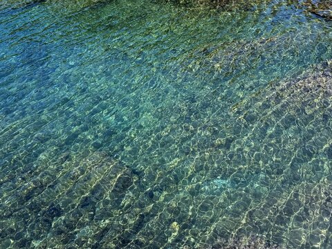 Natural sea water background amazing watercolor.