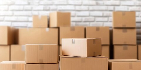 self storage concept with warehousing storage space