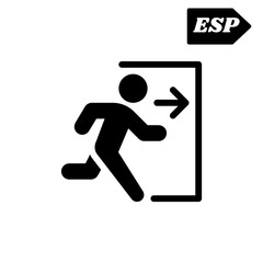 emergency exit icon