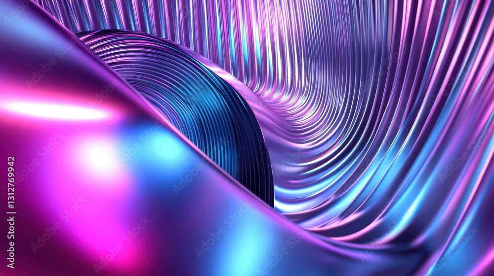 Poster a captivating 3d animation featuring rotating glass shapes against a light background, rendered in h
