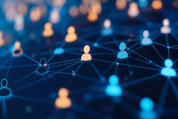 Exploring layers of people icons in a virtual network for enhanced hr recruitment strategies