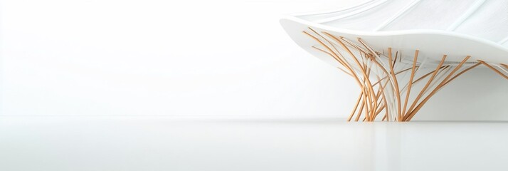 Abstract Beige White Blurred Minimalist Background Texture
