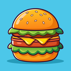 hamburger with cheese