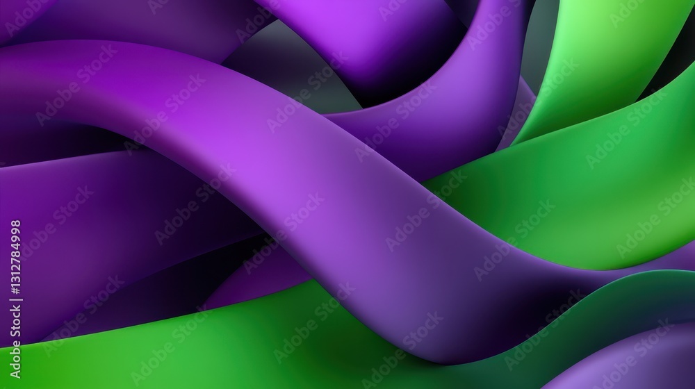 Aufkleber An abstract background design featuring bright-colored circular rings arranged in a minimalistic pattern.