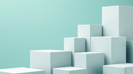 An abstract background design featuring bright-colored circular rings arranged in a minimalistic pattern.