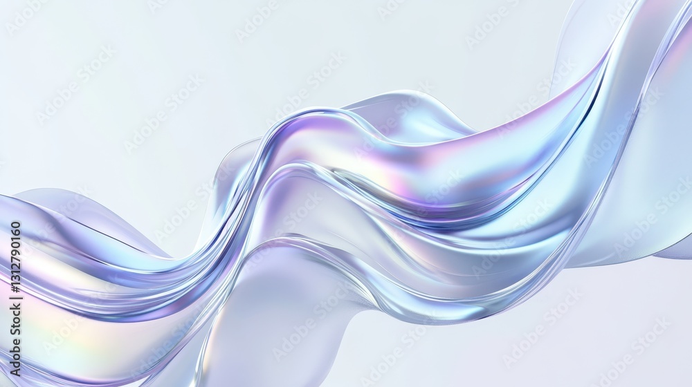 Aufkleber An abstract design featuring swirling purple particles creating a magical visual effect.