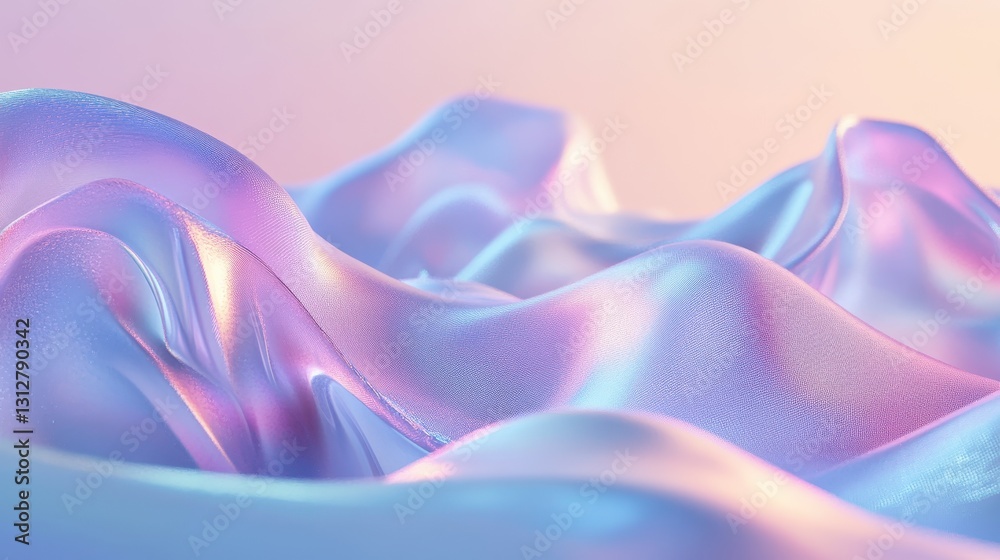Poster An abstract design featuring swirling purple particles creating a magical visual effect.