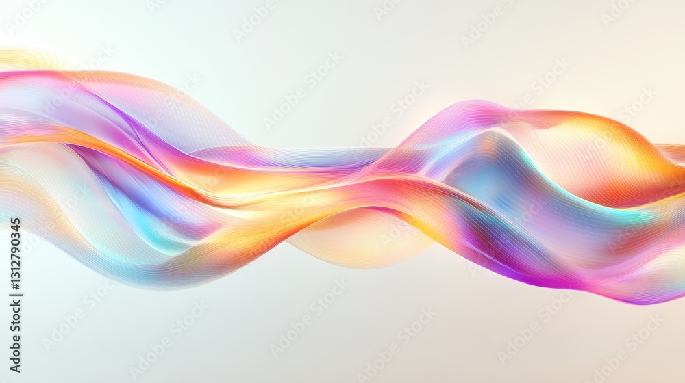 Fototapete an abstract design featuring swirling purple particles creating a magical visual effect.