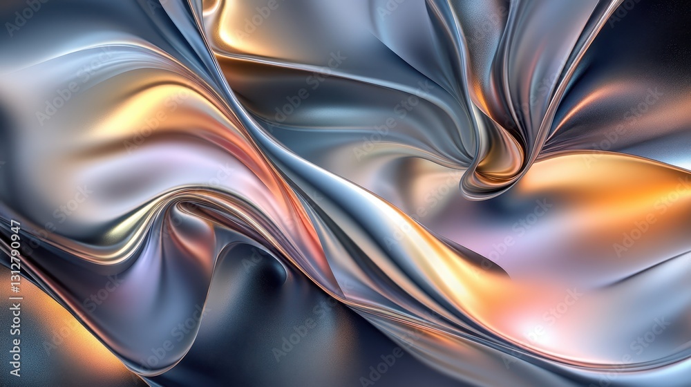 Poster An abstract design featuring swirling purple particles creating a magical visual effect.