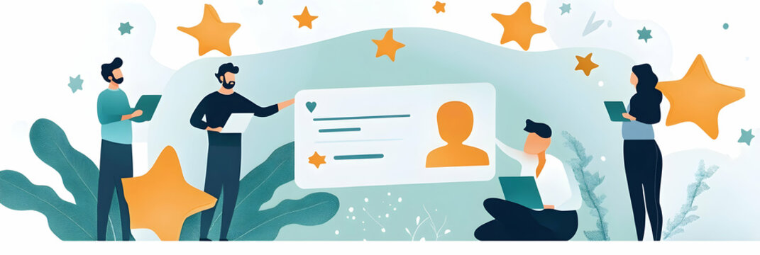 A web designer creating a visually engaging testimonial section for a client site  -