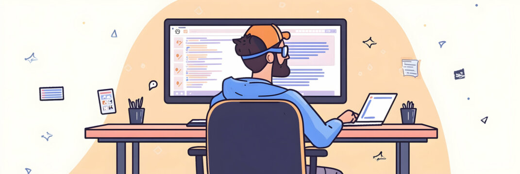 A web developer creating a custom WordPress theme from scratch  -