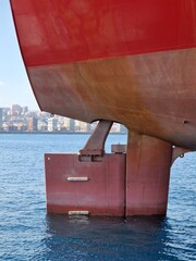 Vessel Rudder and propeller 