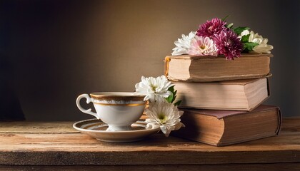 still life with flowers