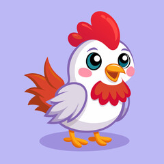 funny chicken cartoon