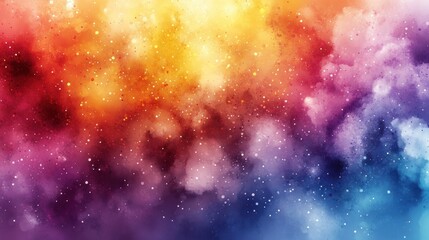 Obraz premium Colorful nebula in space