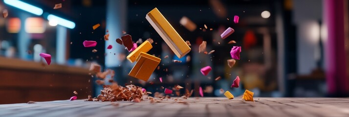 Blurry Dynamic People Motion Fast Paced Energy Performance Stage