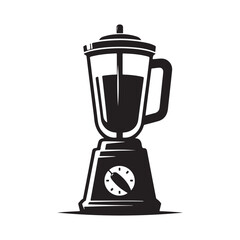 Blender Silhouette Vector for Logo & Branding