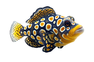 Vibrant clownfish swimming gracefully in clear waters of a tropical reef habitat