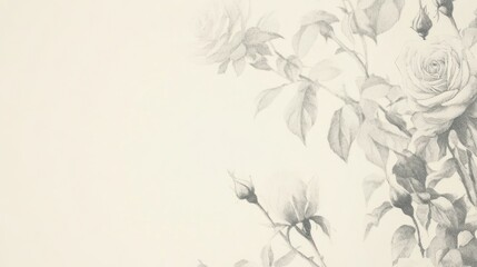 Delicate Rose Illustration