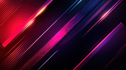 Dynamic Abstract Design with Diagonal Lines