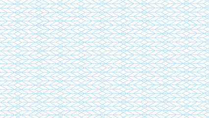 Blue and white abstract seamless pattern with white tracery decor
