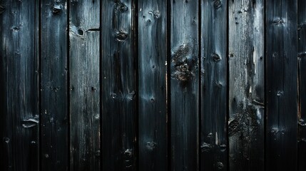 Dark weathered wooden wall planks