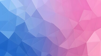 Obraz premium Abstract Pink Blue Low Poly Geometric Background