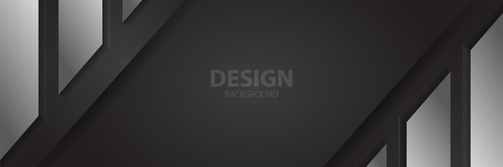 Abstract grey, black geometric design background
