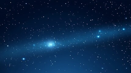 Obraz premium A beautiful starry night sky with bright luminous celestial objects