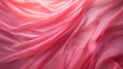 Fototapeta premium Pink Fabric Drapes Texture Background Elegant Soft Smooth Design